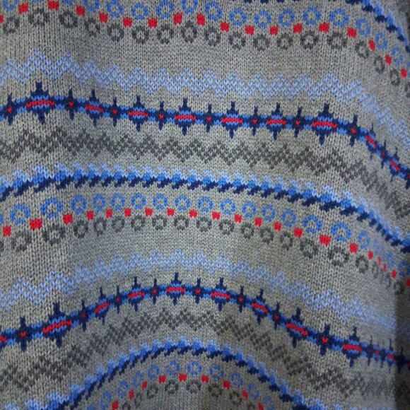 Men's Nautica 100% Cotton Knit Pullover Sweater Mock Neck Zip-Up Unisex - Picture 3 of 9